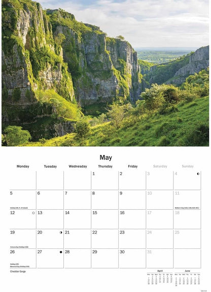 Somerset A5 Calendar 2025