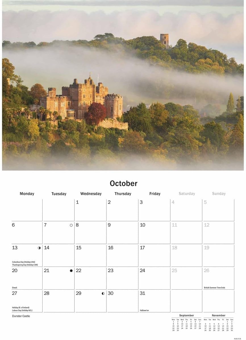 Somerset A5 Calendar 2025