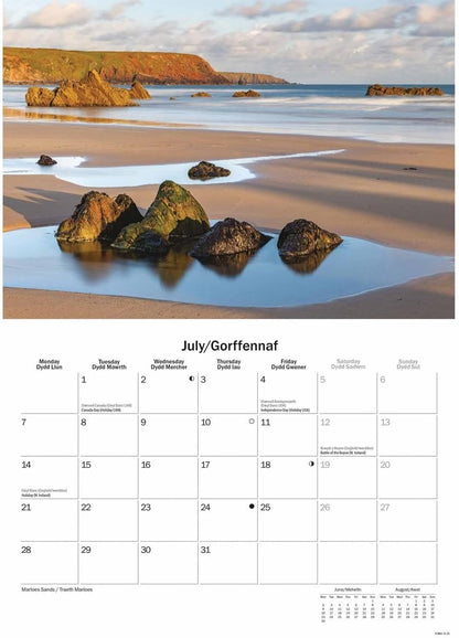 South Wales A5 Calendar 2025