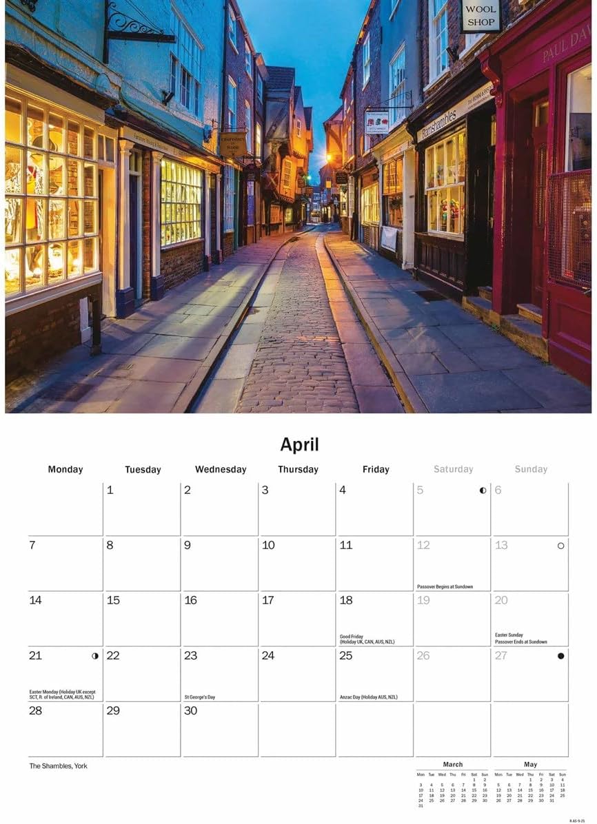 Yorkshire A5 Calendar 2025