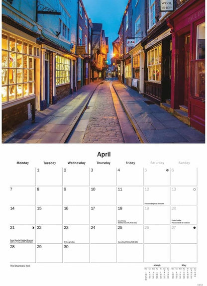 Yorkshire A5 Calendar 2025