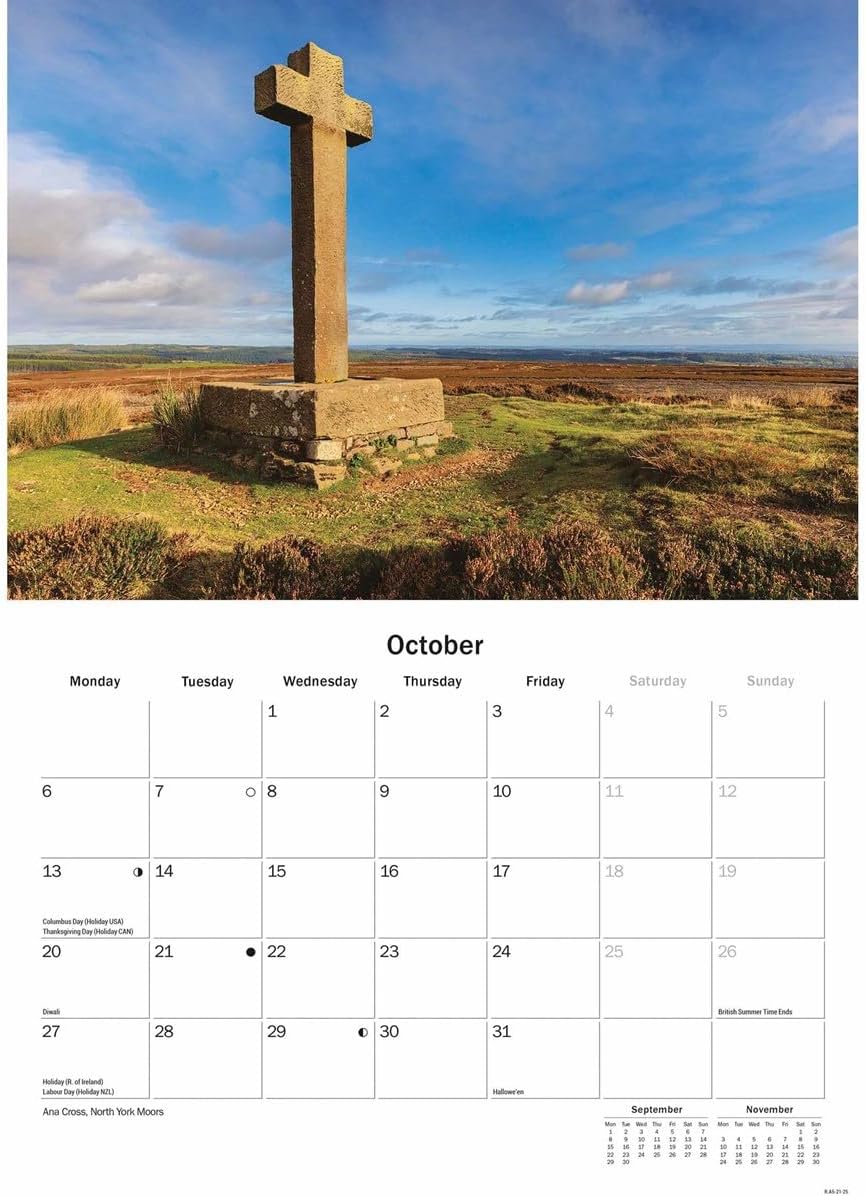 Yorkshire A5 Calendar 2025