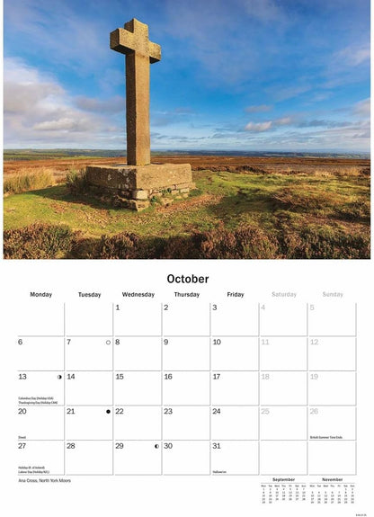 Yorkshire A5 Calendar 2025