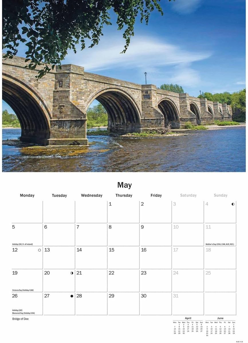 Aberdeen A5 Calendar 2025