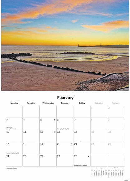 Aberdeen A5 Calendar 2025