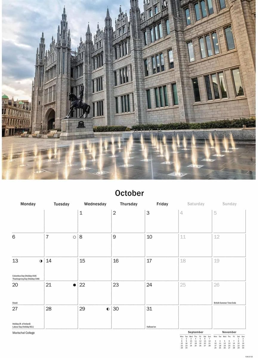 Aberdeen A5 Calendar 2025