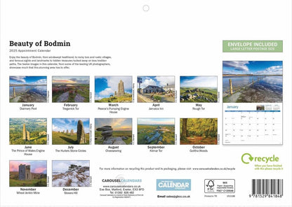 Beauty of Bodmin A4 Calendar 2025 (PFP)