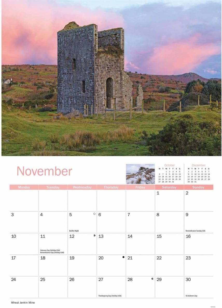Beauty of Bodmin A4 Calendar 2025 (PFP)