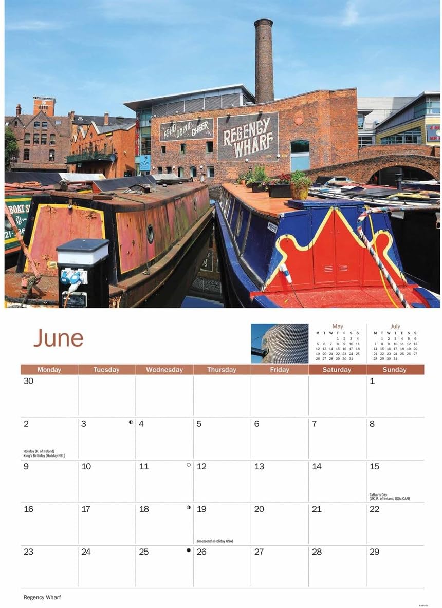 Birmingham A4 Calendar 2025 (PFP)