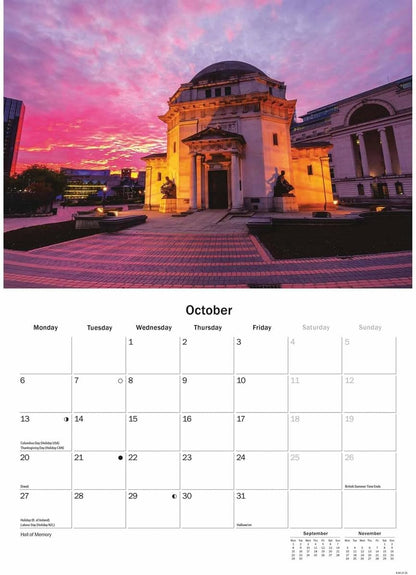 Birmingham A5 Calendar 2025