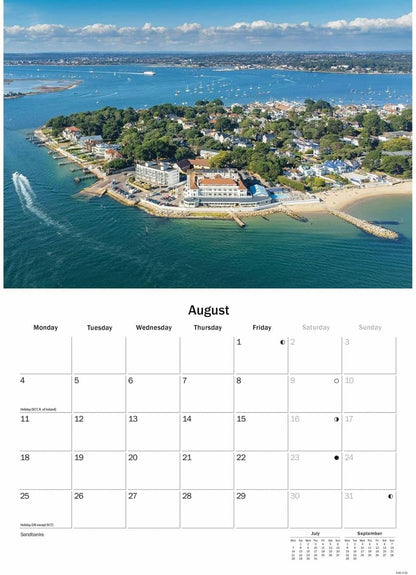 Bournemouth & Poole A5 Calendar 2025