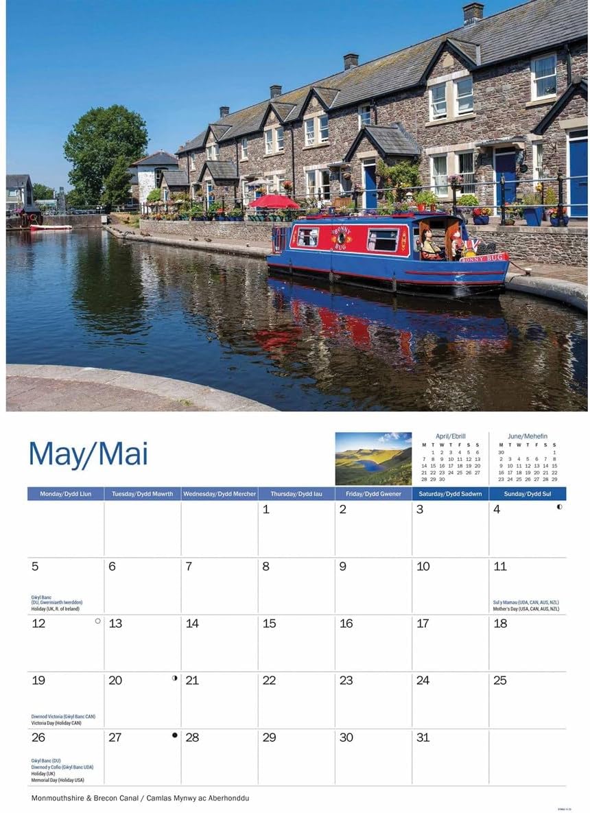 Brecon Beacons A4 Calendar 2025 (PFP)