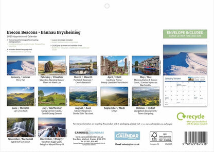 Brecon Beacons A4 Calendar 2025 (PFP)