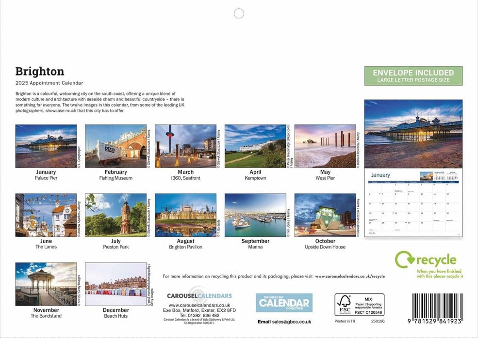 Brighton A4 Calendar 2025 (PFP)