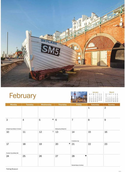 Brighton A4 Calendar 2025 (PFP)