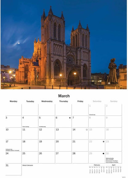 Bristol A5 Calendar 2025