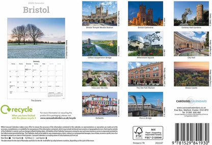 Bristol A5 Calendar 2025