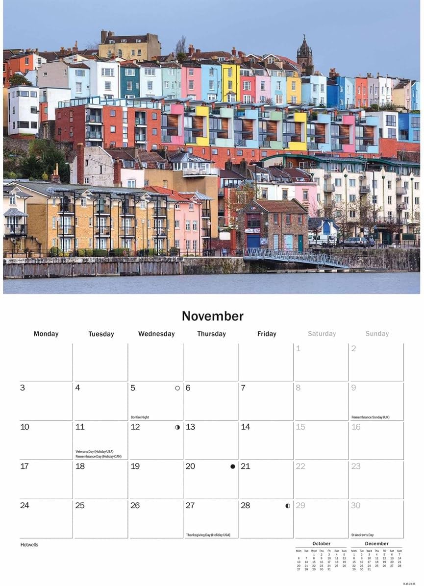 Bristol A5 Calendar 2025