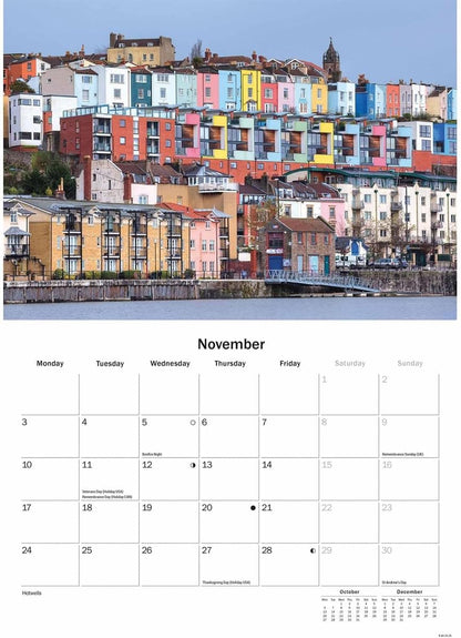 Bristol A5 Calendar 2025