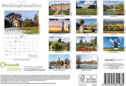 Buckinghamshire A5 Calendar 2025