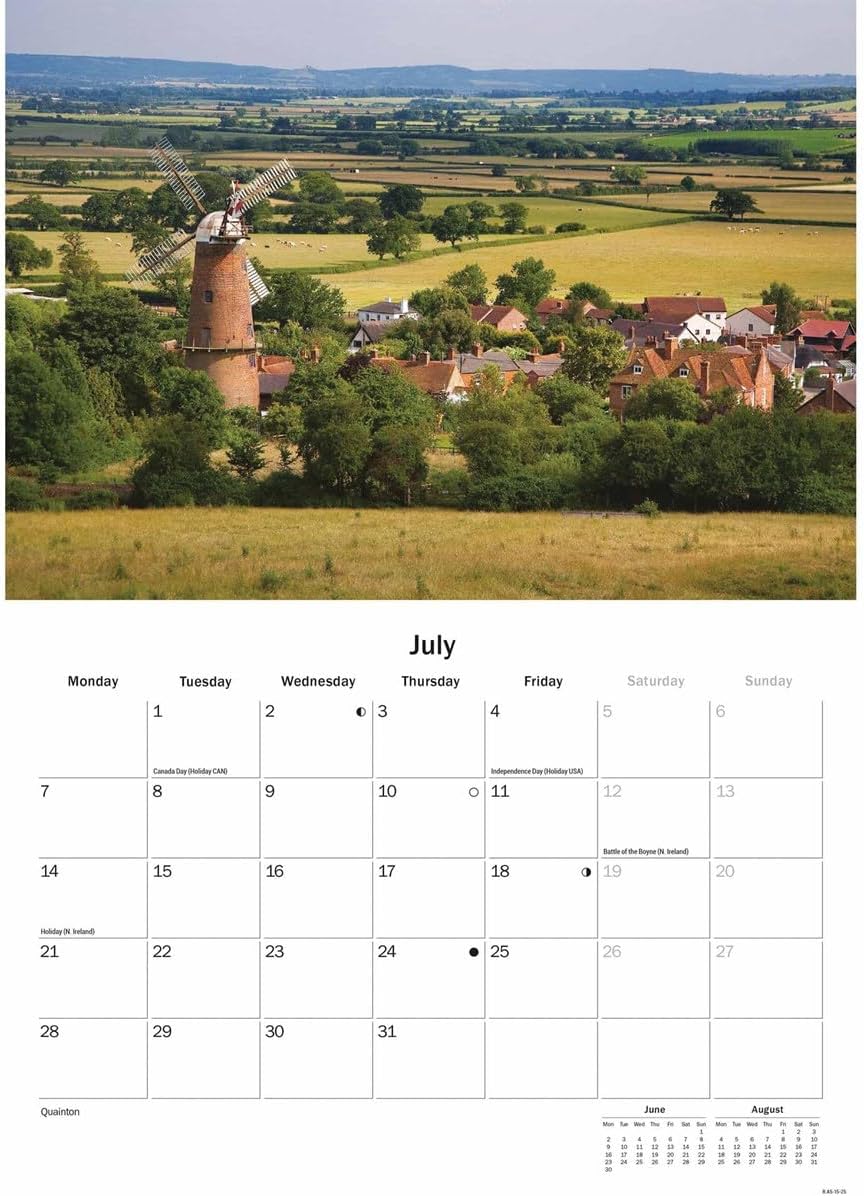 Buckinghamshire A5 Calendar 2025