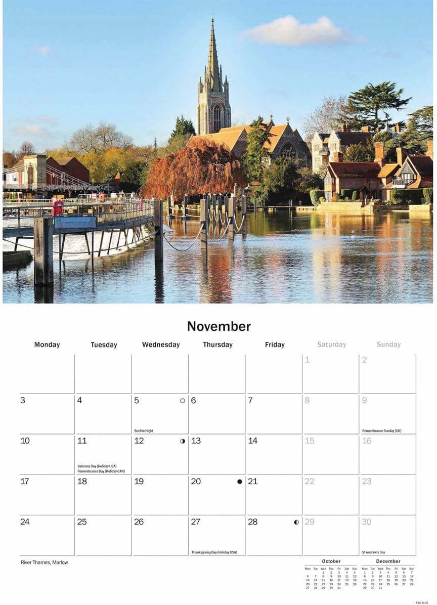 Buckinghamshire A5 Calendar 2025