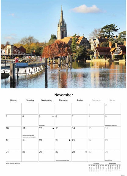 Buckinghamshire A5 Calendar 2025