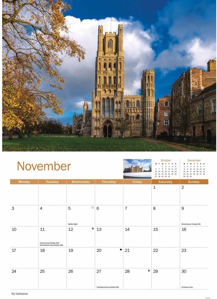 Cambridgeshire A4 Calendar 2025 (PFP)