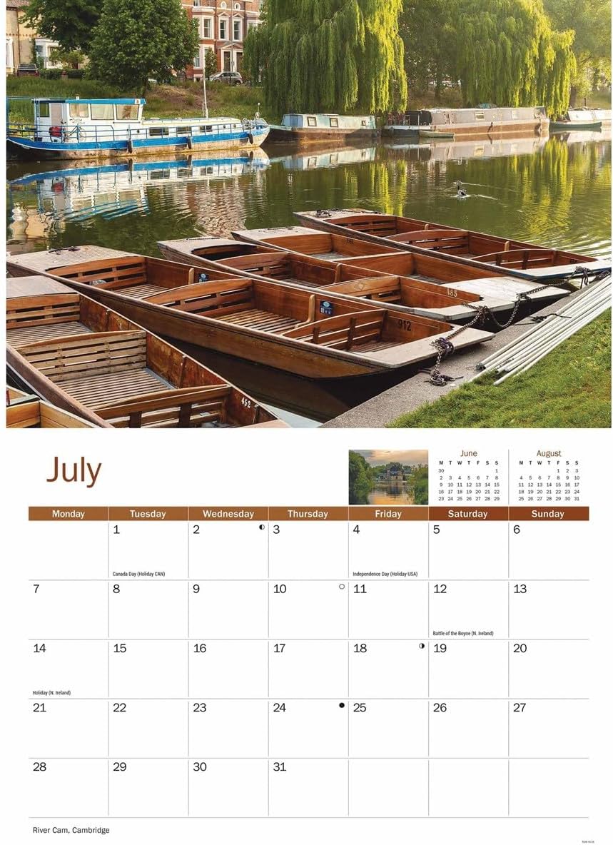 Cambridgeshire A4 Calendar 2025 (PFP)
