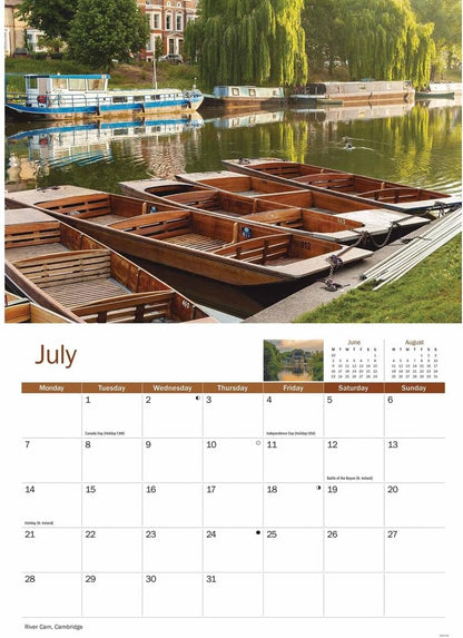 Cambridgeshire A4 Calendar 2025 (PFP)