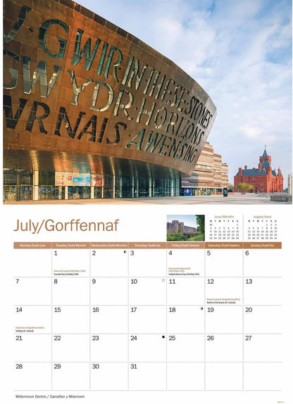 Cardiff A4 Calendar 2025 (PFP)