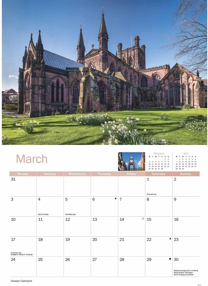 Chester A4 Calendar 2025 (PFP)