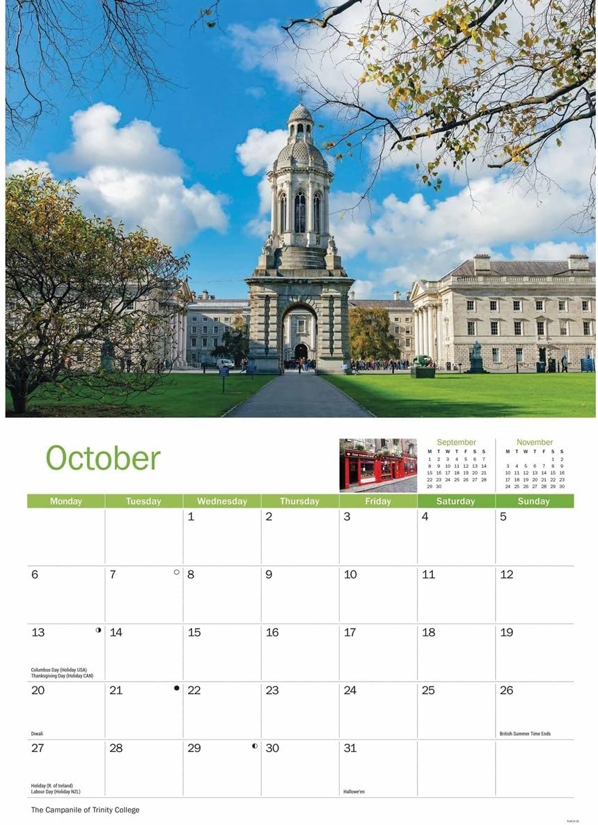 Dublin A4 Calendar 2025 (PFP)