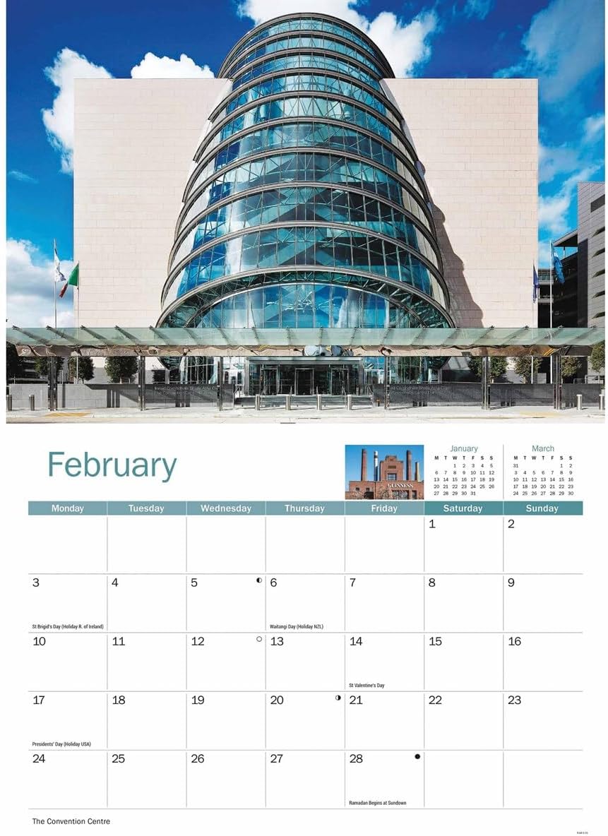 Dublin A4 Calendar 2025 (PFP)