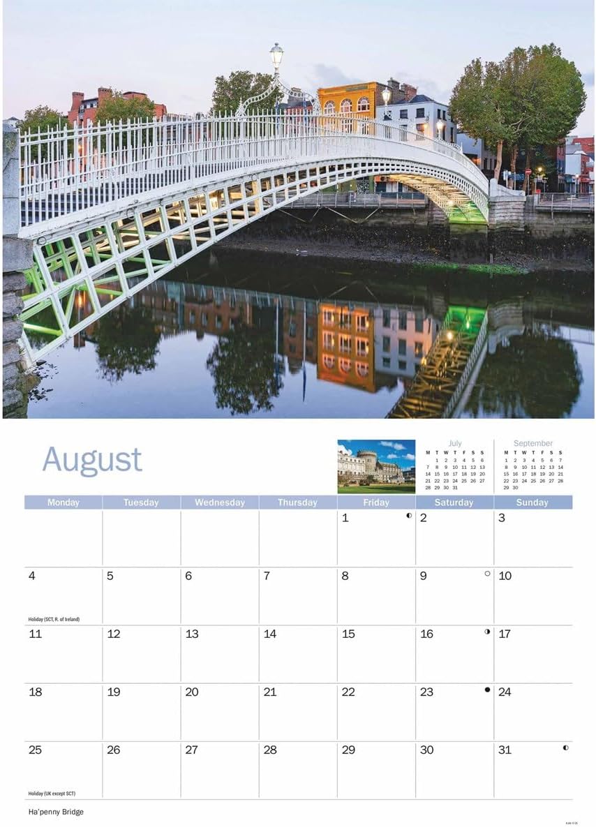 Dublin A4 Calendar 2025 (PFP)
