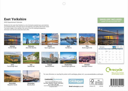 East Yorkshire A4 Calendar 2025 (PFP)