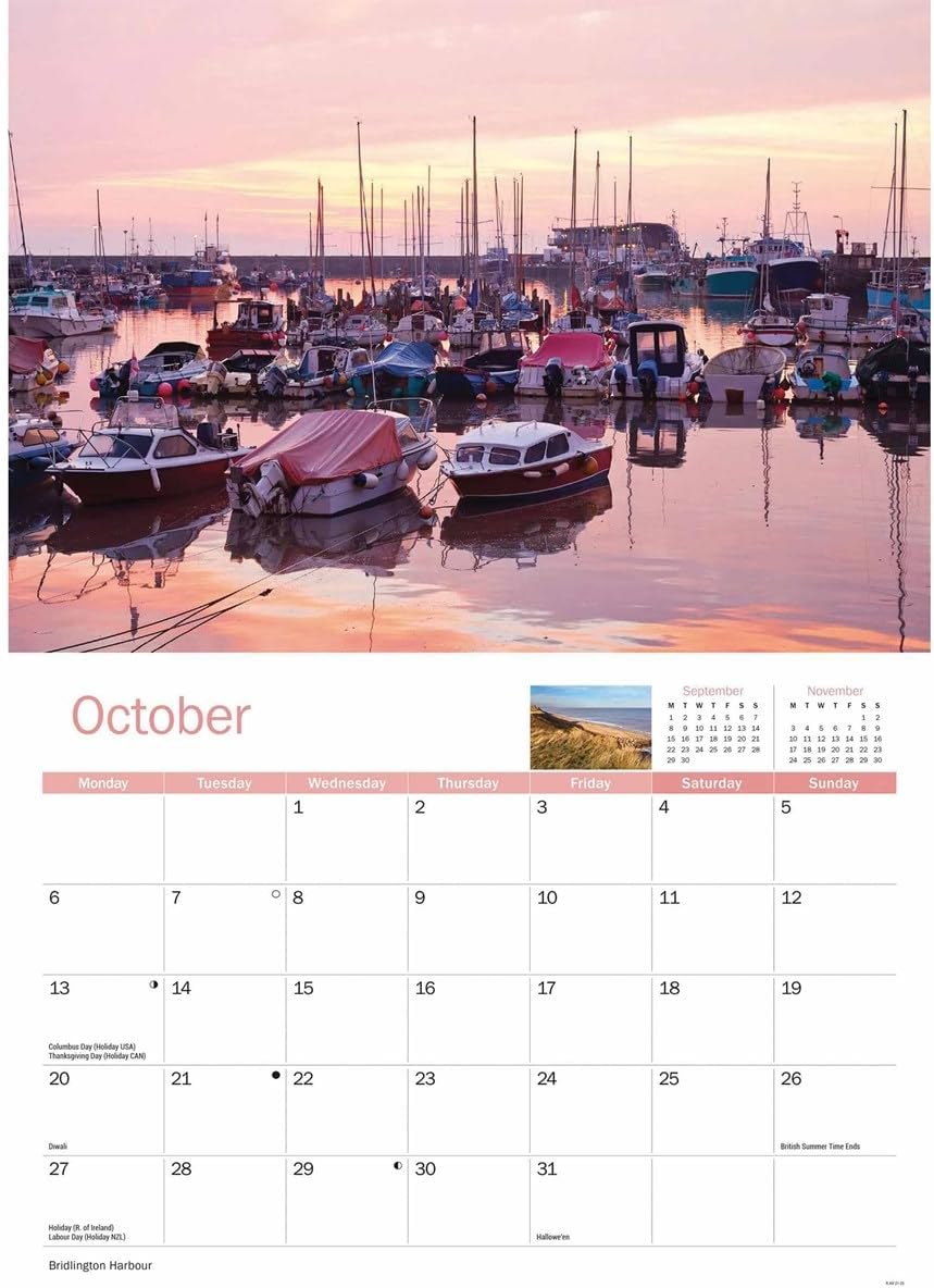 East Yorkshire A4 Calendar 2025 (PFP)