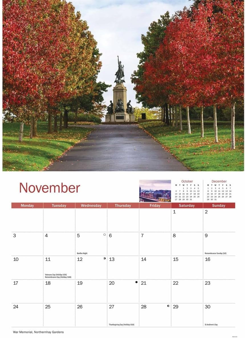 Exeter A4 Calendar 2025 (PFP)