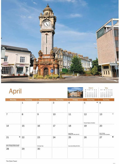 Exeter A4 Calendar 2025 (PFP)