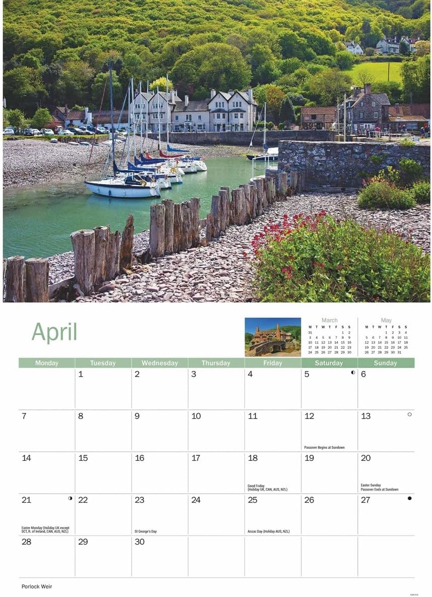 Exmoor A4 Calendar 2025 (PFP)