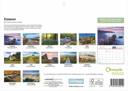 Exmoor A4 Calendar 2025 (PFP)