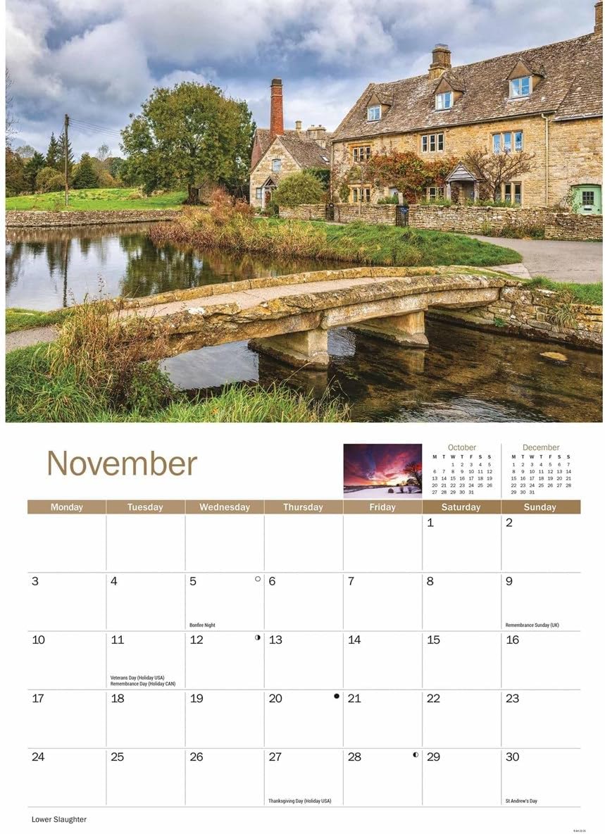 Gloucestershire A4 Calendar 2025 (PFP)