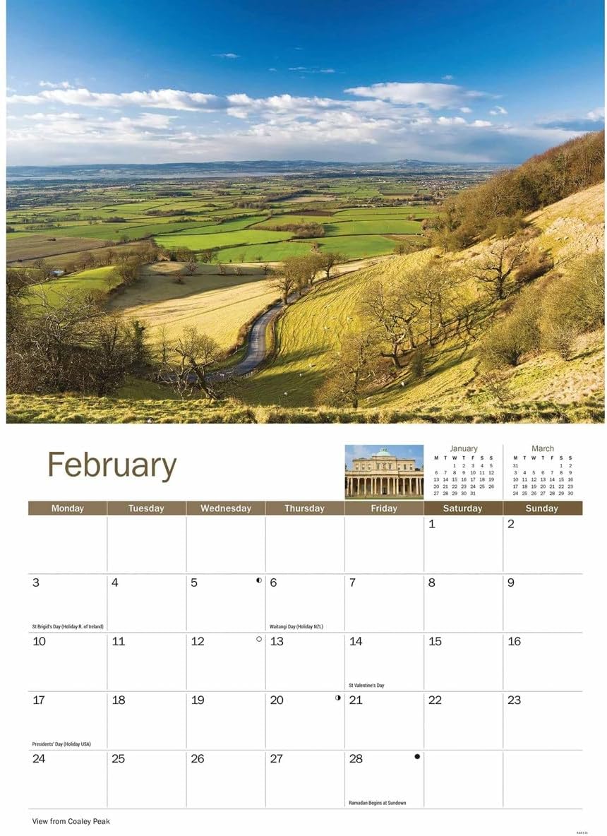 Gloucestershire A4 Calendar 2025 (PFP)