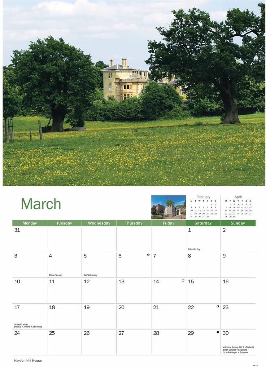 Hertfordshire A4 Calendar 2025 (PFP)