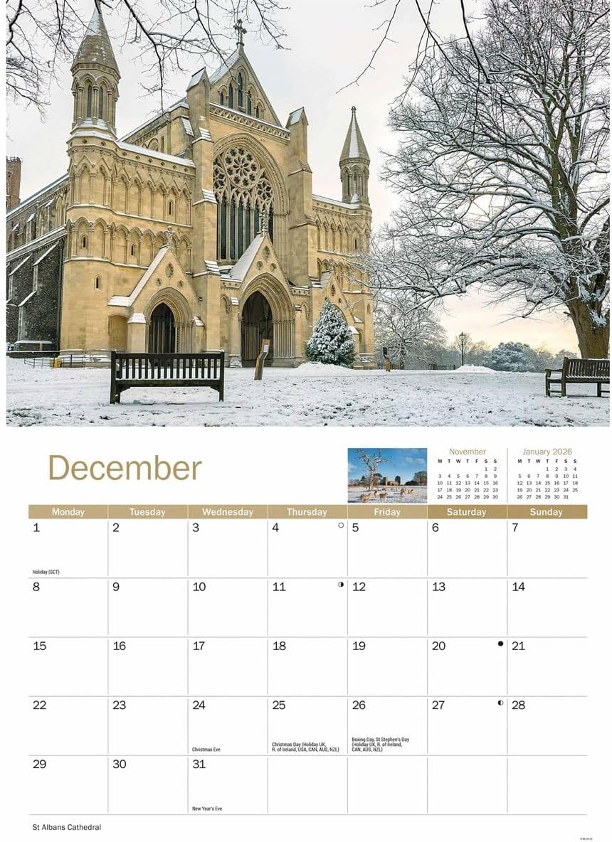 Hertfordshire A4 Calendar 2025 (PFP)