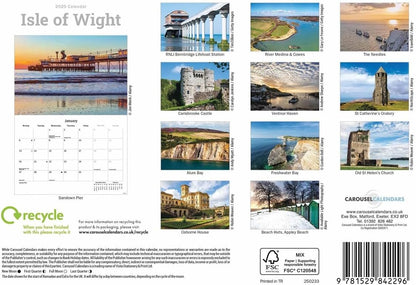 Isle of Wight A5 Calendar 2025