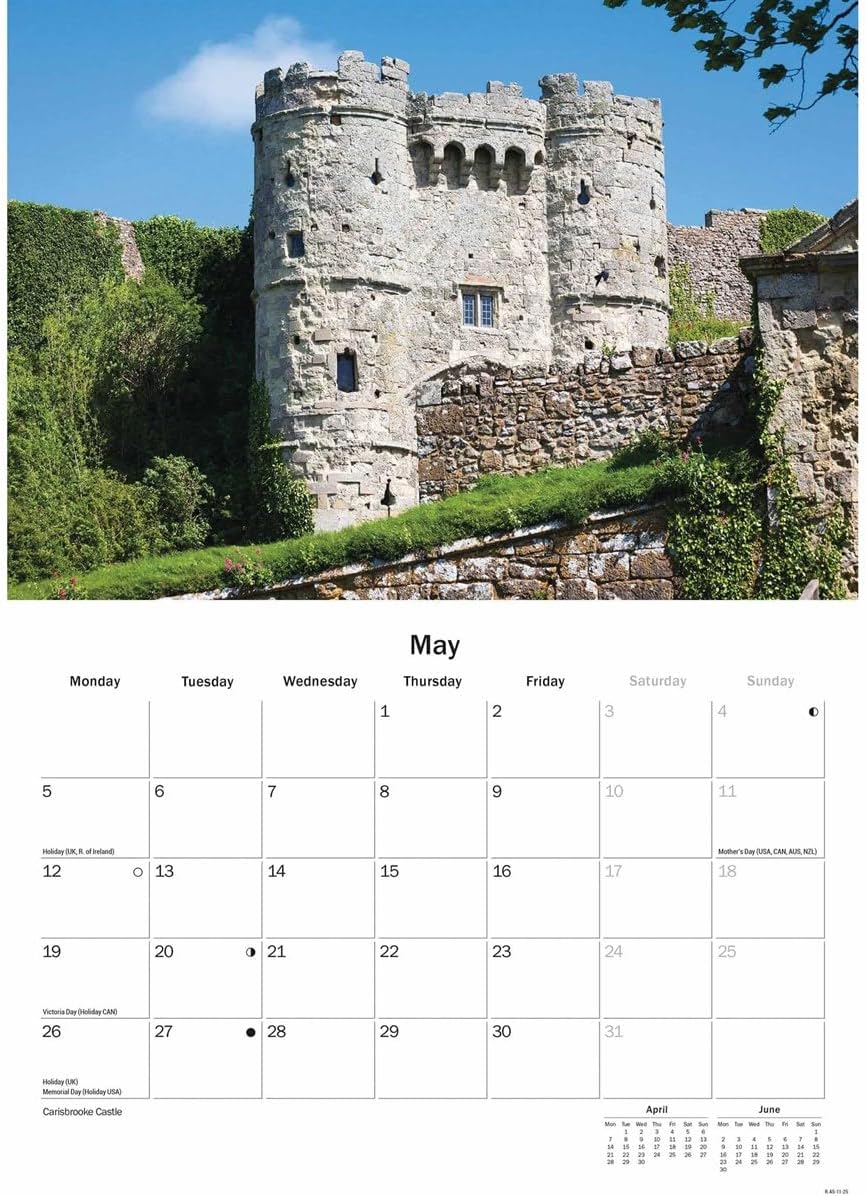 Isle of Wight A5 Calendar 2025