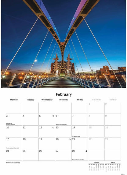 Manchester A5 Calendar 2025