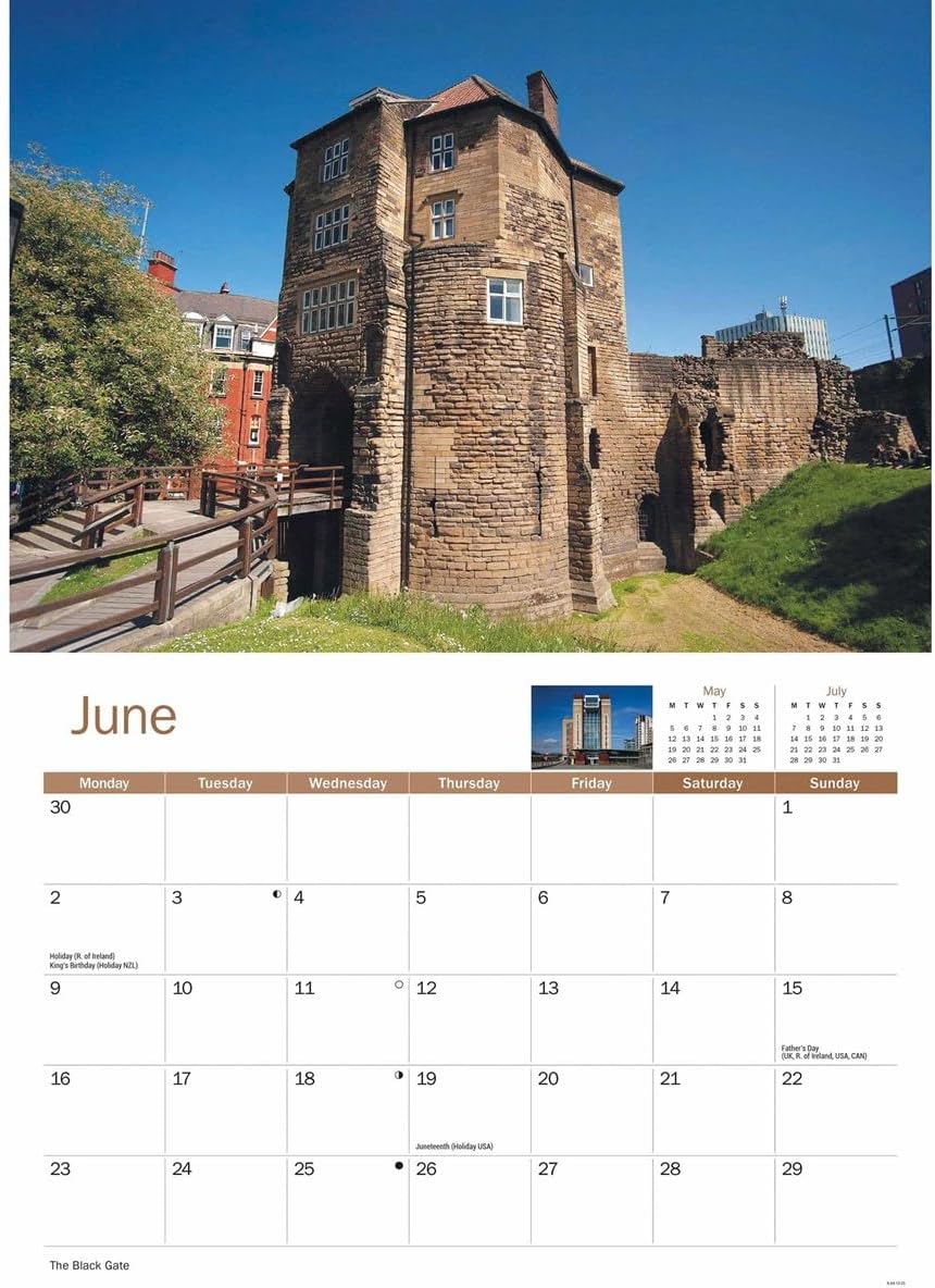Newcastle A4 Calendar 2025 (PFP)