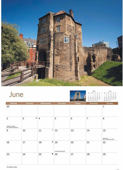 Newcastle A4 Calendar 2025 (PFP)